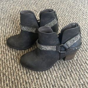 Not rated sparkle and grey ankle boots 6 1/2